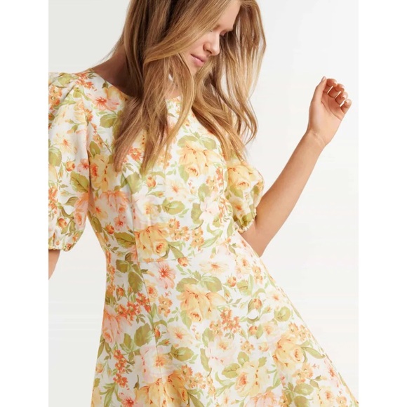 Ever New Noelle Diamond Back Mini Dress Size 2 - Picture 6 of 14